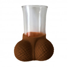 Chupito de Cristal con Testiculos Mulato