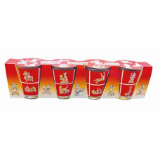 Set de 4 Chupitos de Cristal Kamasutra