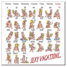 Imán de Calendario Kamasutra