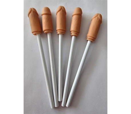 5 Lapices con Punta de Pene