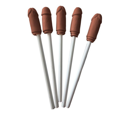 5 Lapiceros con la Punta de Pene Mulato