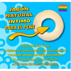 Jabón en Forma de Anillo para el Pene Naranja