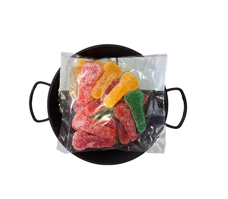 Gominolas de Azúcar con Forma de Pene en Paellera