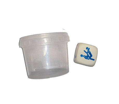 Dado Blanco de Posturas en Bote para Chicos