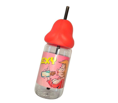 Biberón de Pene Rojo 360ml