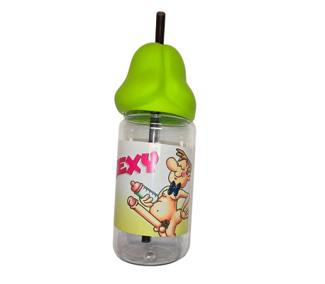 Biberon en Forma de Pene Color Verde 360 cl