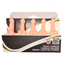 Set de 5 Velas en Forma de Pene