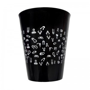 Vaso Plástico Dibujo Penes 500ml