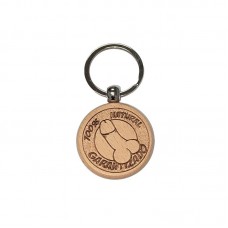 Llavero de Madera Forma de Pene