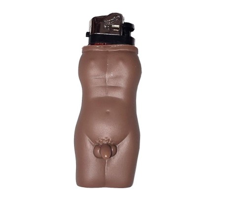 Mechero Forma de Cuerpo de Hombre Mulato