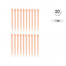 Pinchos Forma de Pene 20 unidades