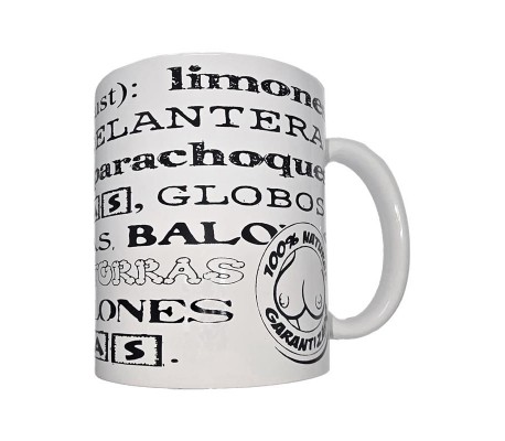 Taza Mug Sinonimos Pechos 370ml