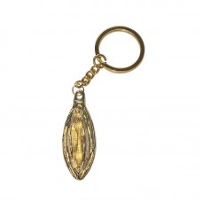 Llavero Forma de Labios Dorado