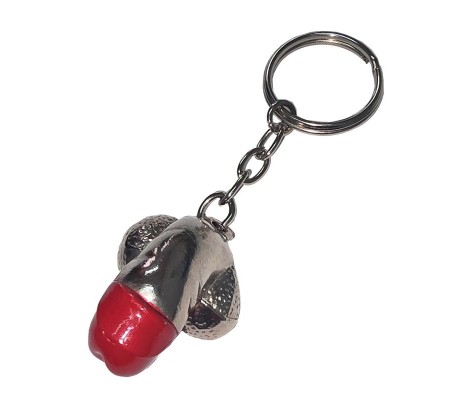 Llavero Forma de Pene Metal Plata