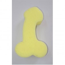 Esponja Forma Pene Amarillo