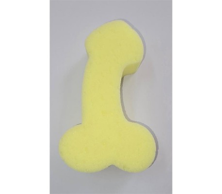 Esponja Forma Pene Amarillo