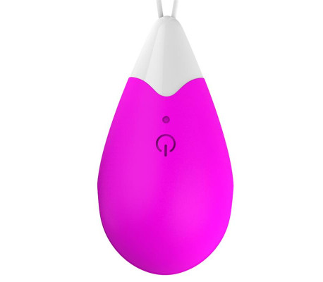 Huevo Vibrador Control Remoto USB Silicona Purpura