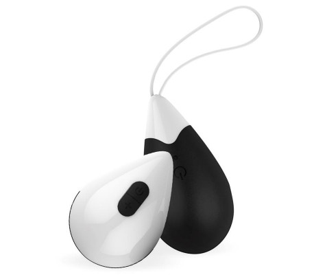 Huevo Vibrador Control Remoto USB Silicona Negro