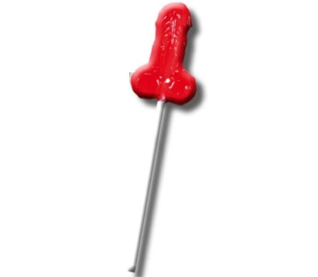 Piruleta de Gominola Pene Sabor Fresa