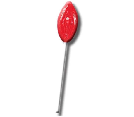 Piruleta de Gominola Labios Sabor Fresa