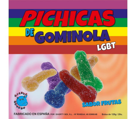 Caja Gominolas Pito Sabor Frutas LGBTQ+