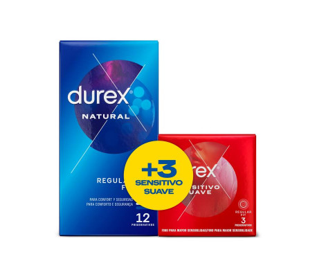 Pack Natural 12 ud y Sensitivo Suave 3 ud