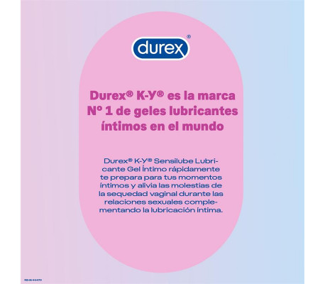 Lubricante Base Agua Duplo KY Sensilub 75ml