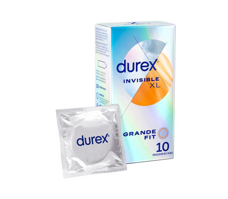 Preservativos Invisible XL 10ud