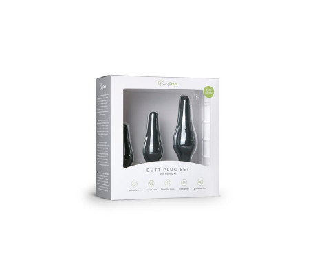 Set de 3 Plug Anal Negro