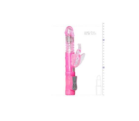 Vibrador de Conejito - Mariposa Rosa