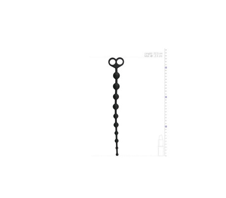 Cadena Anal Larga - Negra