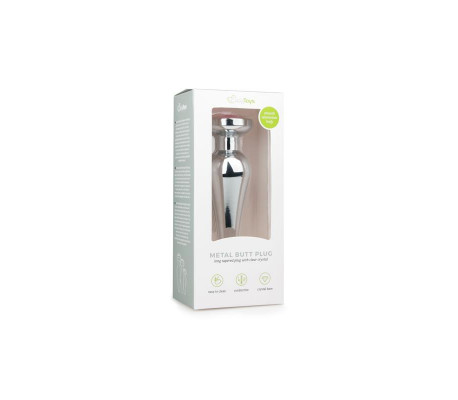 Plug Anal de Metal No. 11 Plata y Rosa