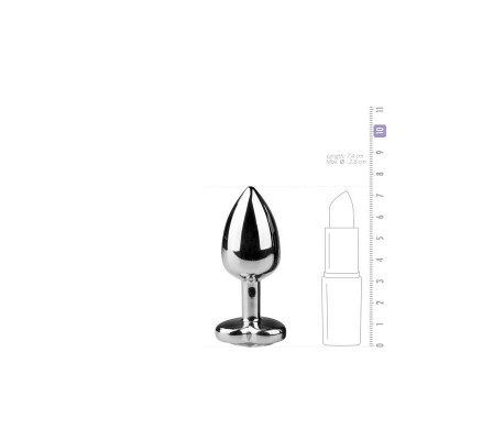 Plug de Aluminio No. 2 - Plata/Transparente