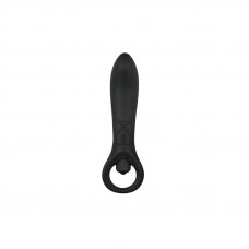 Vibrador Anal Silicona - Negro
