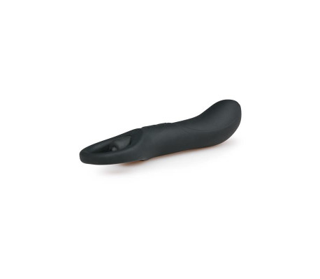 Vibrador Anal Silicona - Negro