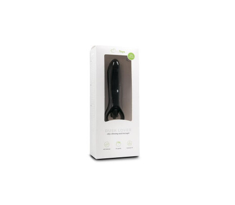 Vibrador Anal Silicona - Negro