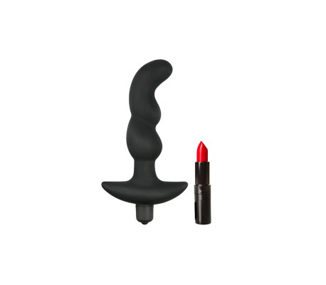 Vibrador Prostático Silicona Negro