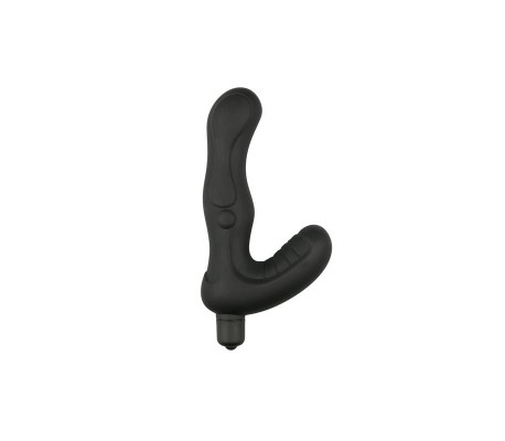 Vibrador Anal Estimulador Perineo Silicona- Negro