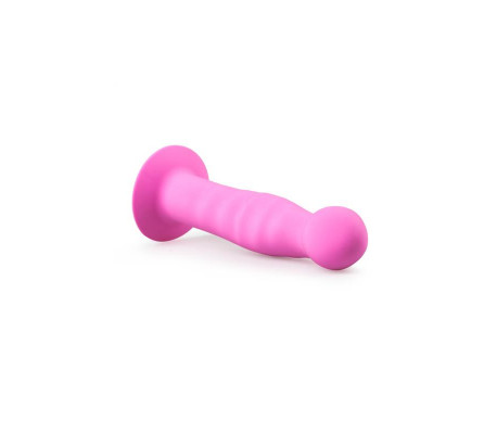 Dildo con Ventosa de Silicona - Rosa