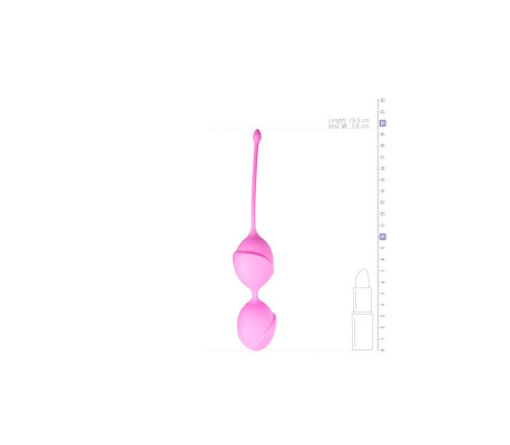 Bolas Kegel Silicona Rosa