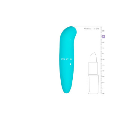 Vibrador Mini Punto G Turquesa