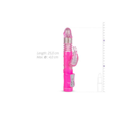 Vibrador Percutador y Bolas Rotadoras Rosa