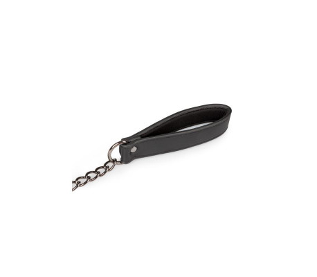 Collar con Correa Negro