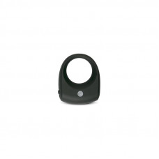 Anillo para Pene con Vibración  Silicona - Negro