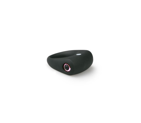 Anillo para Pene con Vibración  Silicona - Negro