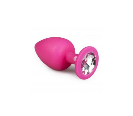 Plug con Diamante Grande - Rosa