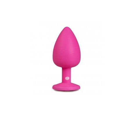 Plug con Diamante Grande - Rosa