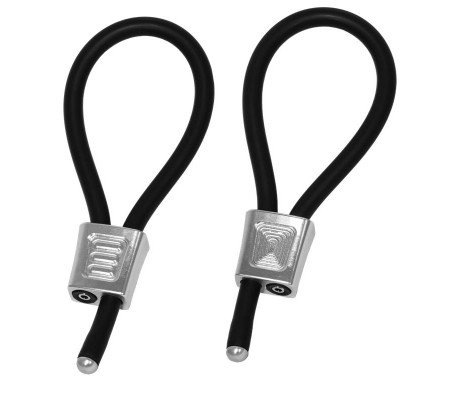 ElectraLoops Prestige Set de 2 Anillos para el Pene Plateado