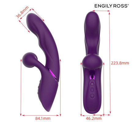 Garlet Vibrador con Bola de Pulsación 3 Motores