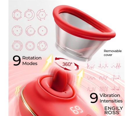 Lizer Estimulador con Lengua Oscilante, Bomba de Vacío y Vibración
